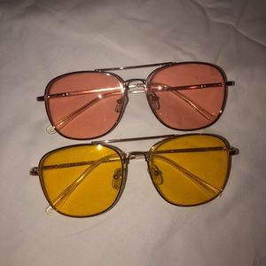 Urban Outfitters transparent sunglasses